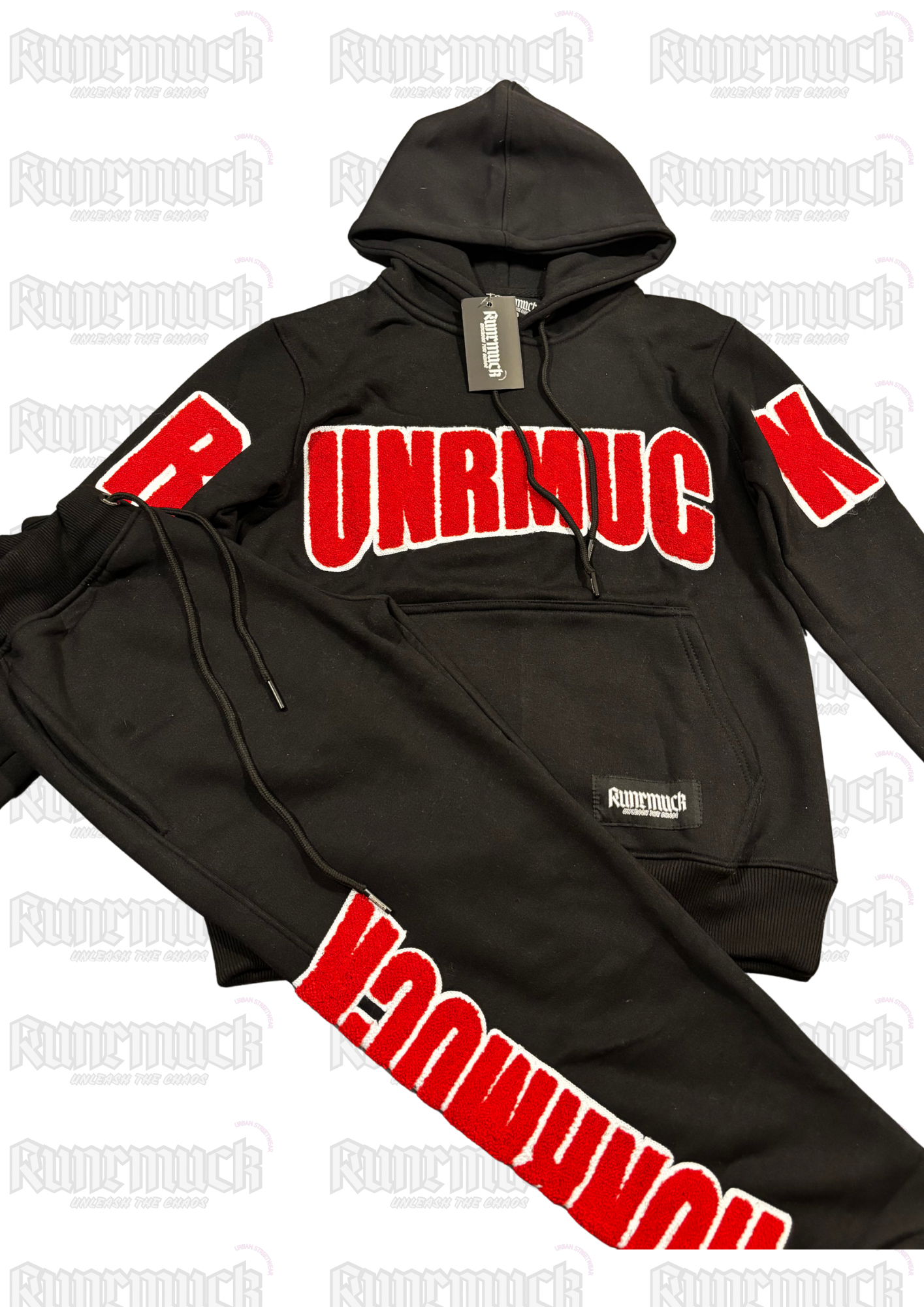 Chenille Embroidery Tracksuit